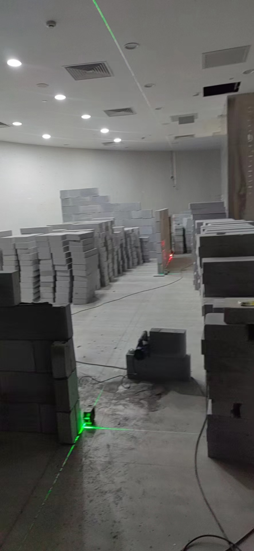 轻质砖隔墙材料与施工展示